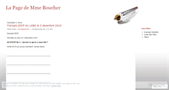 Desktop Screenshot of mmeboucher.wordpress.com