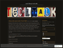 Tablet Screenshot of mclctechtalk.wordpress.com