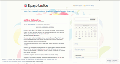 Desktop Screenshot of espacoludico.wordpress.com