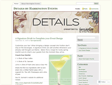 Tablet Screenshot of harringtonevents.wordpress.com