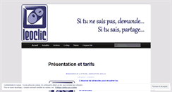 Desktop Screenshot of leoclic.wordpress.com