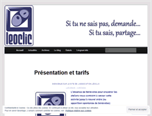 Tablet Screenshot of leoclic.wordpress.com