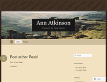 Tablet Screenshot of annatkinson.wordpress.com