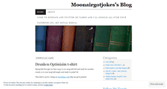 Desktop Screenshot of moonairgotjokes.wordpress.com