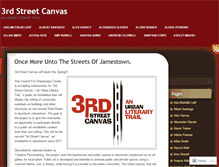 Tablet Screenshot of 3rdstreetcanvas.wordpress.com