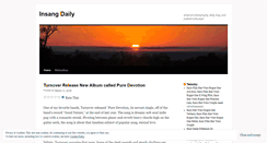 Desktop Screenshot of insang.wordpress.com