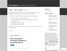 Tablet Screenshot of beatmagazinesa.wordpress.com