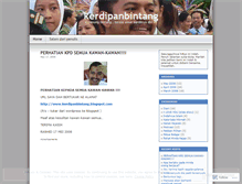 Tablet Screenshot of kerdipanbintang.wordpress.com