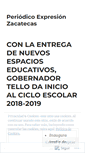 Mobile Screenshot of periodicoexpresionzac.wordpress.com