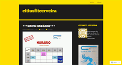 Desktop Screenshot of citiusfitcerveira.wordpress.com