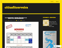 Tablet Screenshot of citiusfitcerveira.wordpress.com