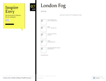 Tablet Screenshot of inspireenvy.wordpress.com