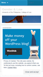 Mobile Screenshot of genderandlaw.wordpress.com