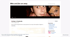 Desktop Screenshot of mikeandzoeareaway.wordpress.com