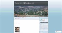 Desktop Screenshot of cukurbagkoyu.wordpress.com