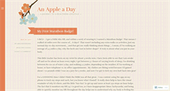 Desktop Screenshot of anappleadayblogger.wordpress.com