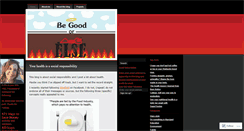 Desktop Screenshot of begoodorelse.wordpress.com