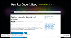 Desktop Screenshot of newrevgroupinc.wordpress.com
