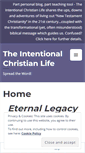Mobile Screenshot of eternallegacyministries.wordpress.com
