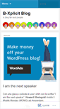 Mobile Screenshot of bxplicit.wordpress.com