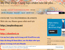 Tablet Screenshot of mepheshop.wordpress.com