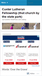 Mobile Screenshot of custerlutheran.wordpress.com