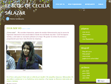 Tablet Screenshot of ceciliasalazar.wordpress.com