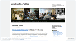Desktop Screenshot of jonathanrose.wordpress.com