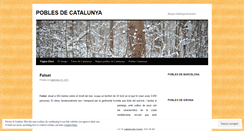 Desktop Screenshot of poblescatalunya.wordpress.com