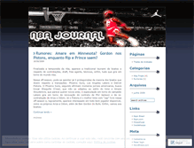 Tablet Screenshot of nbajournal.wordpress.com
