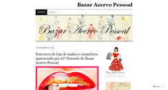 Desktop Screenshot of bazaracervopessoal.wordpress.com