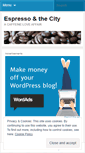 Mobile Screenshot of espressoandthecity.wordpress.com
