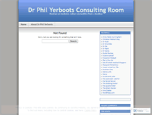 Tablet Screenshot of drphilyerboots.wordpress.com