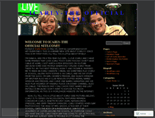 Tablet Screenshot of icarlytheofficialsite.wordpress.com