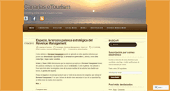 Desktop Screenshot of canariasetourism.wordpress.com