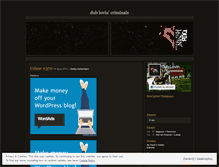 Tablet Screenshot of dublovincriminals.wordpress.com