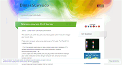 Desktop Screenshot of dimassuwendo.wordpress.com