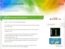 Tablet Screenshot of dimassuwendo.wordpress.com