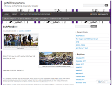Tablet Screenshot of gotellthespartans.wordpress.com