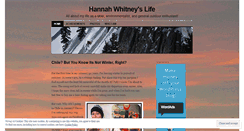 Desktop Screenshot of hannahwhitney.wordpress.com