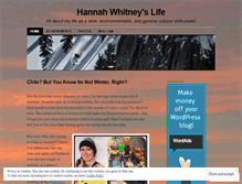 Tablet Screenshot of hannahwhitney.wordpress.com