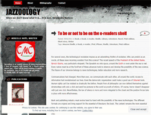 Tablet Screenshot of jazzoology.wordpress.com
