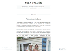 Tablet Screenshot of milafalcon.wordpress.com