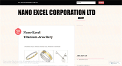 Desktop Screenshot of nanoexcelcorporationltd.wordpress.com