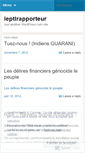 Mobile Screenshot of leptirapporteur.wordpress.com