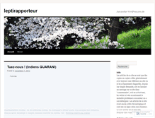 Tablet Screenshot of leptirapporteur.wordpress.com