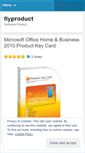 Mobile Screenshot of fiyproduct.wordpress.com