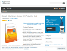 Tablet Screenshot of fiyproduct.wordpress.com