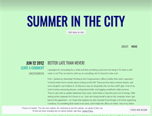 Tablet Screenshot of mysummerindc.wordpress.com