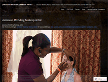 Tablet Screenshot of jamaicanweddingmakeupartist.wordpress.com